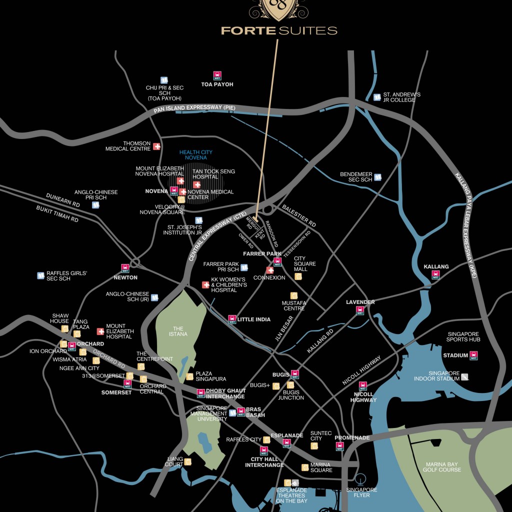 Forte-Suites-map